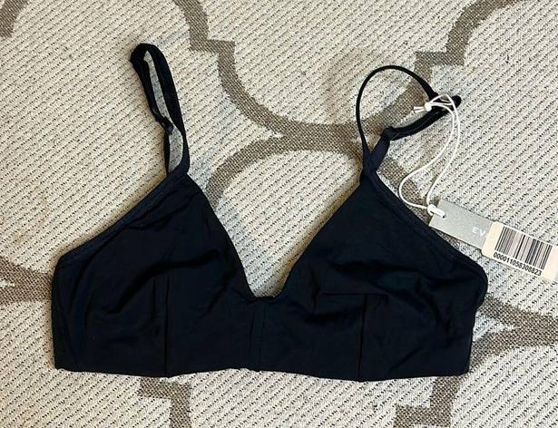 Everlane  The Cotton Bralette, black