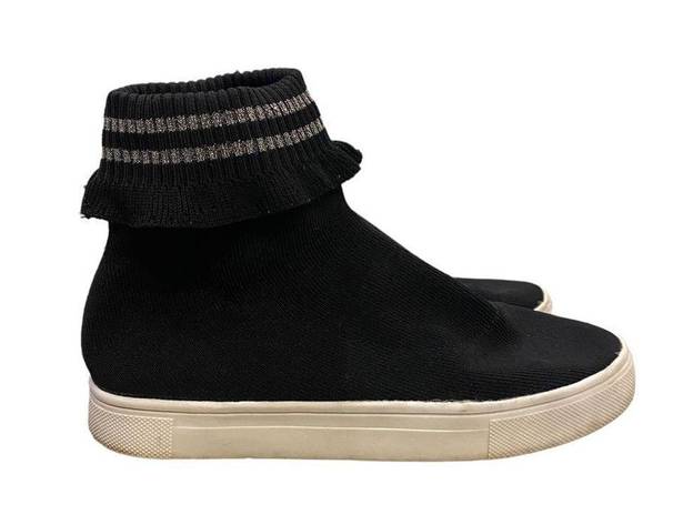 American Eagle  Women Black Hi-Pro Sock Sneaker, Size 10