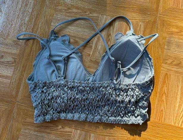 Cherish ⭐️ Like New Gray Bralette Size Small 