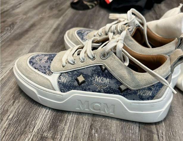 MCM  Women's Vintage Monogram Jacquard Low Top Sneakers Size 36/5