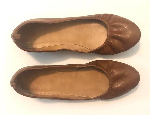 Style & Co Vinniee Cognac Almond Toe Ballet Flats