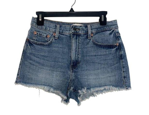 Pistola  Winston Relaxed High Rise Cuffed Denim Shorts in Mystique 28 New Jean