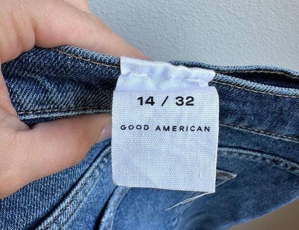 Good American  Good '90S Indigo 156 Cut Off Jean Shorts NWT Size 14 / 32