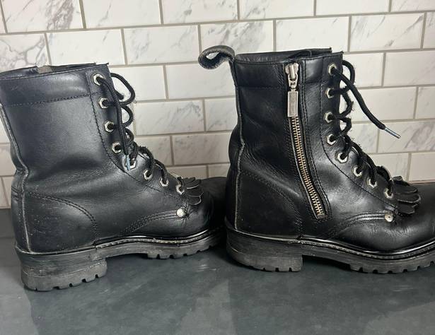 Harley Davidson Vintage  Leather Boots