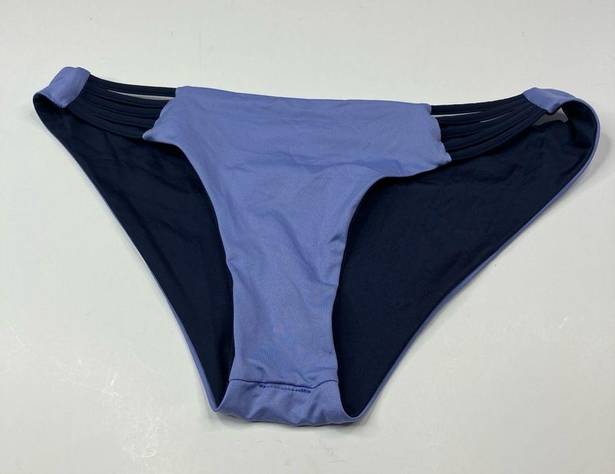 Patagonia  | Seaglass Bay Reversible Bikini Bottoms Navy Purple LARGE