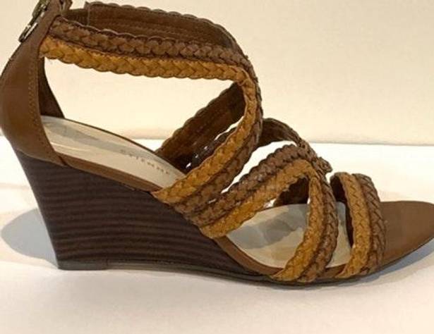 Etienne Aigner Brown Wedges Sandals