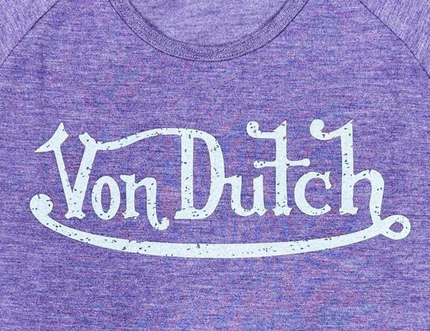 Von Dutch  Violet & Purple Short Sleeve Raglan Baby Tee