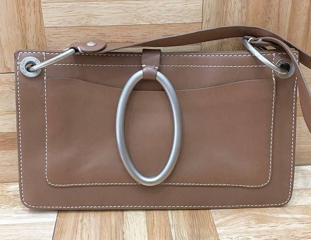 DKNY Vintage  Y2K Tan Leather Shoulder Bag