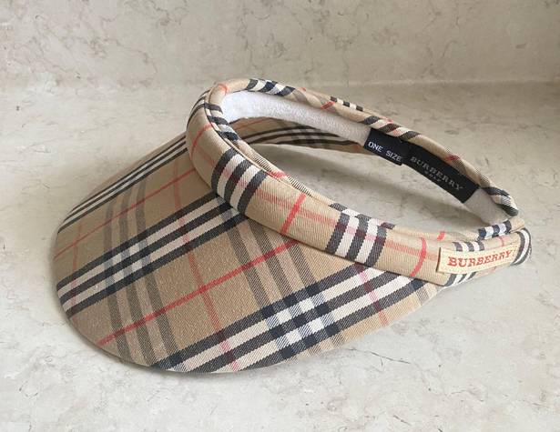 Burberry Nova Check Canvas Golf Visor