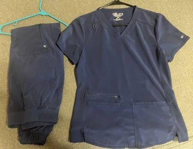 Authentic Cherokee Workwear Navy Blue Cherokee Allura Scrub Set