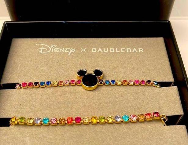 BaubleBar NWT Mickey Mouse  bracelet set