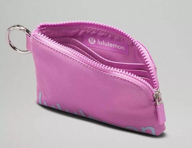 Lululemon Clippable Card Pouch - Sakura Pink / Washed Mauve - lulu fanatics