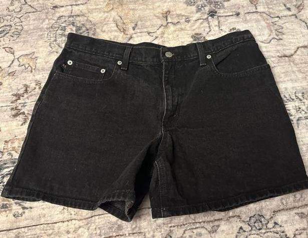 Polo Womens vintage black denim 5” Saturday shorts by  Ralph Lauren size 12