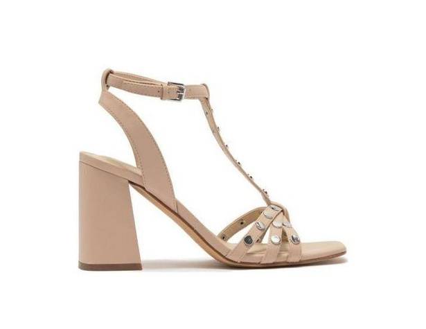 Marc Fisher Marc Fischer-STUDDED BLOCK HEEL SANDAL IN LNALL/278