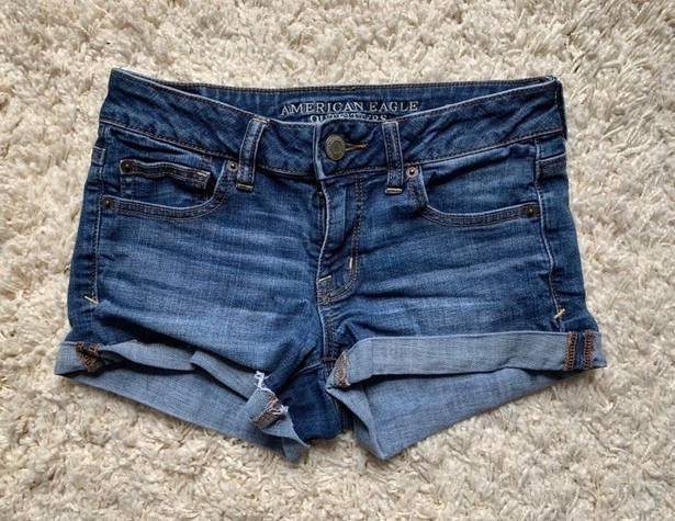 American Eagle Shortie Denim Shorts