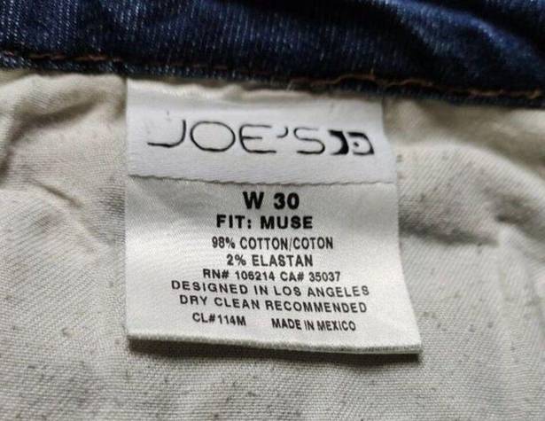 Joe’s Jeans Joe’s Muse Ingrid Wash Flare Leg‎ Rope Detail Pocket Jeans Womens Size 30…