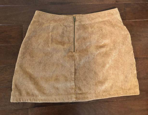 Urban Outfitters Tan Mini Skirt 