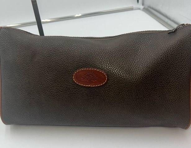 Mulberry  Vintage Brown Pouch / Make Up / Brush Bag / Purse / Clutch Bag.