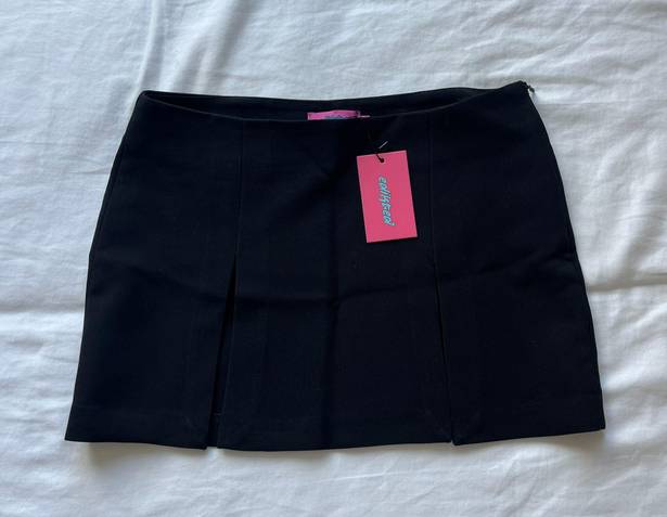 Edikted Black Mini Skirt