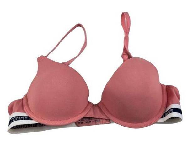 Tommy Hilfiger 34A  salmon pink micro push up bra