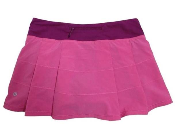 Lululemon  Pace Rival Skirt II (Regular) Pink Paradise / Regal Plum Size 4