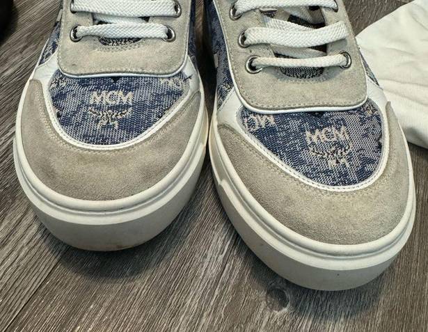 MCM  Women's Vintage Monogram Jacquard Low Top Sneakers Size 36/5