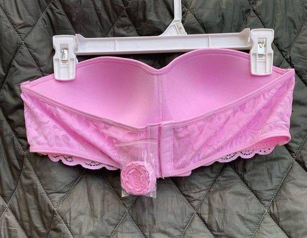 No Boundaries  Pink Bandeau Size Large