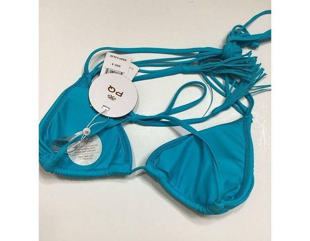 PilyQ  Isla triangle bikini top. Small. NWT