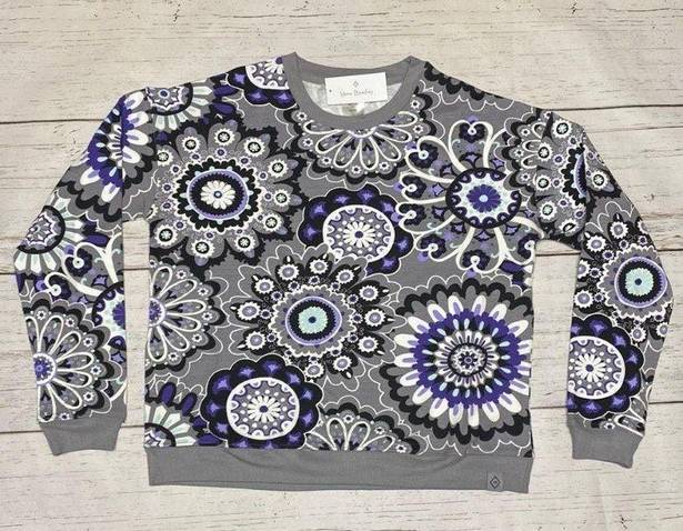 Vera Bradley NEW!  French Terry Crewneck Sweatshirt  in Tranquil Medallion