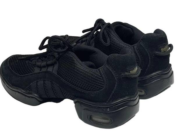 Revolution Dance ✿ Split Sole Jazz Hip Hop Ballet Dance Sneaker ✿ Black ✿ 6A