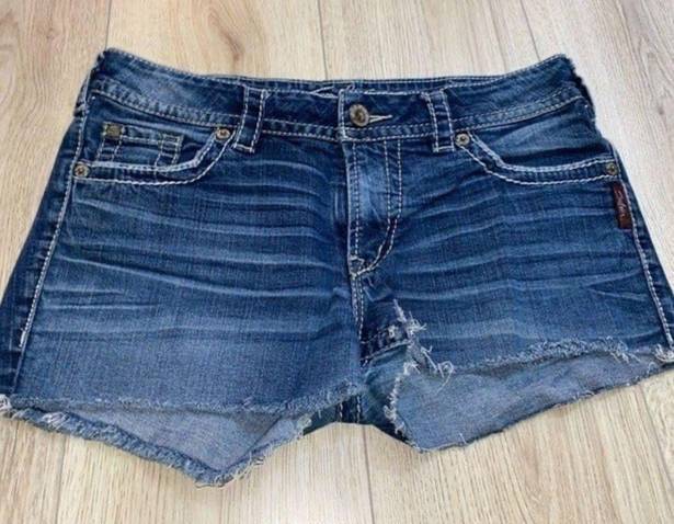 Silver Jeans  co cut off jean shorts denim