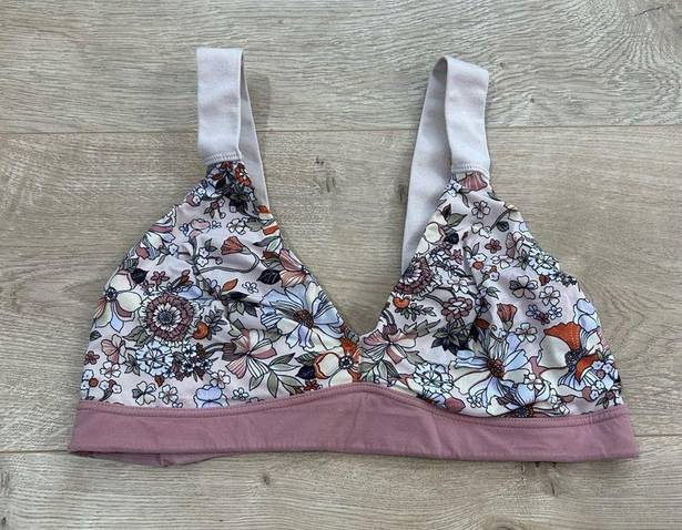 Spanx  wireless floral bra size medium