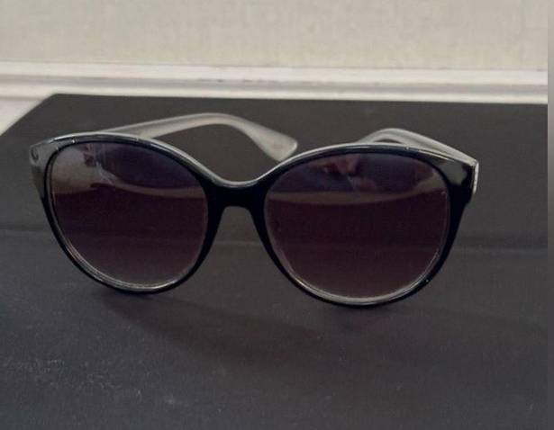 Gap  Vintage black frame, silver accents  oversized cat eye sunglasses June 2015