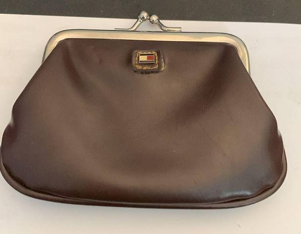 Tommy Hilfiger  Brown Leather Coin Purse