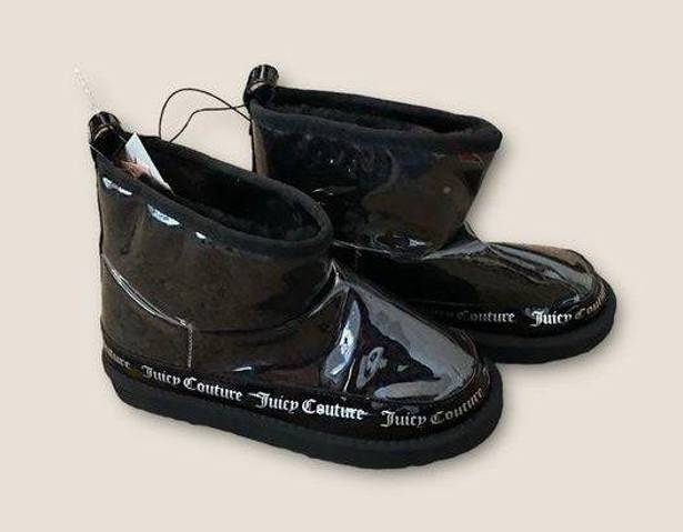 Juicy Couture  Klash Clear Ankle Boot Black 7