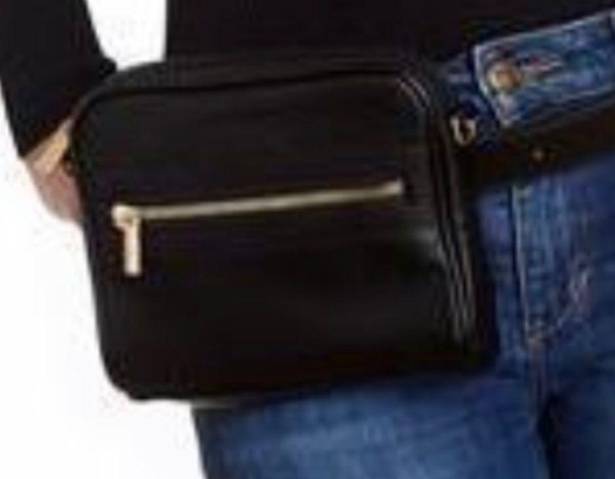 Lulu Dharma Black Belt Bag/Pouch