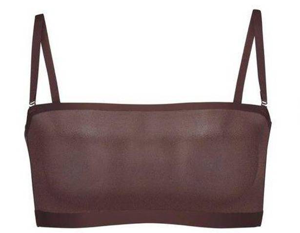 SKIMS  Sheer Sculpting Bandeau Cocoa