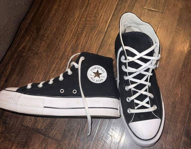 Converse Black Platform HighTop