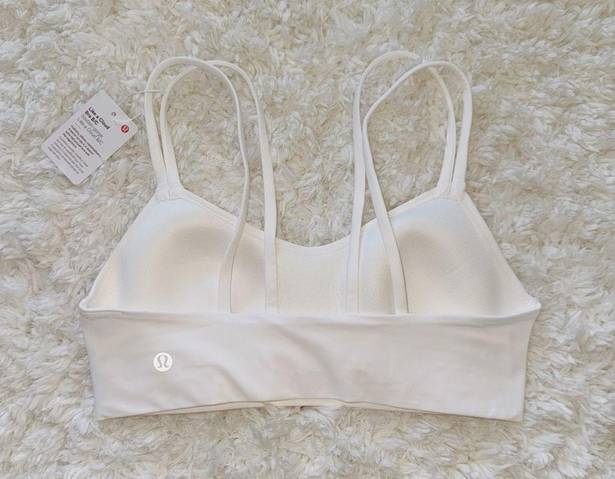 Lululemon White Like a Cloud Bra Light Support, B/C Cup 