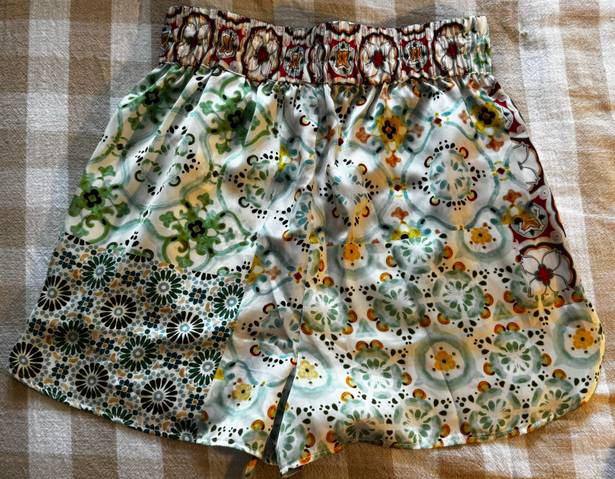 ZARA Patterned High-Waisted Shorts