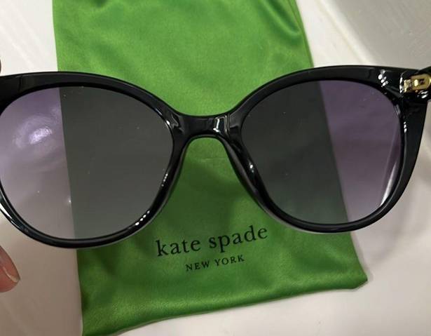 Kate Spade new  samantha black sunglasses