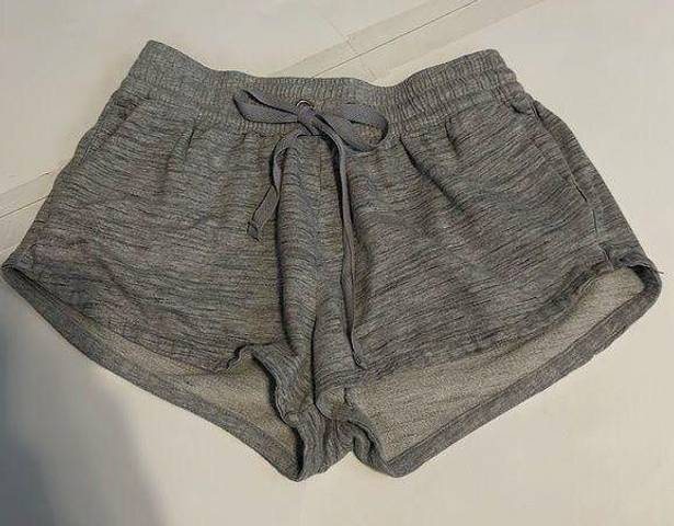 Brooks Bobbie  Grey Pajama Shorts Athletic Shorts With Pockets Medium Women