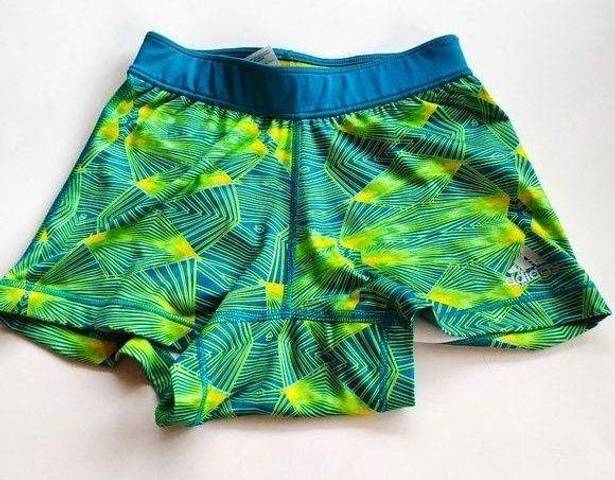 Adidas  SHORTS TROPICAL PRINTED WOMENS SIZE‎ S TIGHT ATHLETIC YOGA RUNNING HIKING