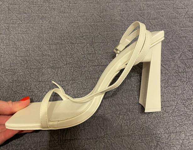 White Heels Size 9