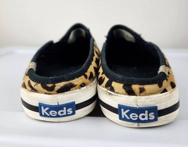 Keds  for Kate Spade Calf Hair Slip On Mule Animal Print Size 9.5