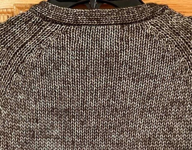 Michael Stars  Zipper Cardigan Sweater w/ Pockets in Java Brown Size Small