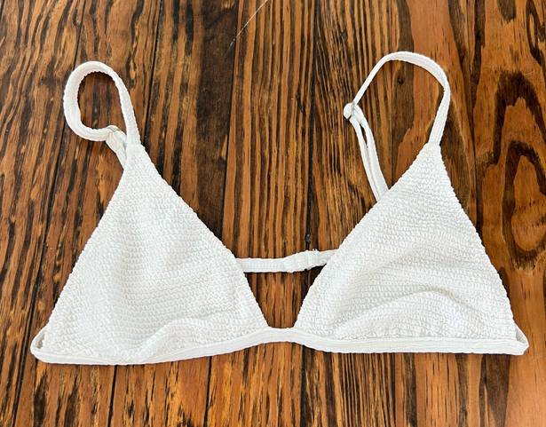 LA Hearts Pacsun White Bikini Top