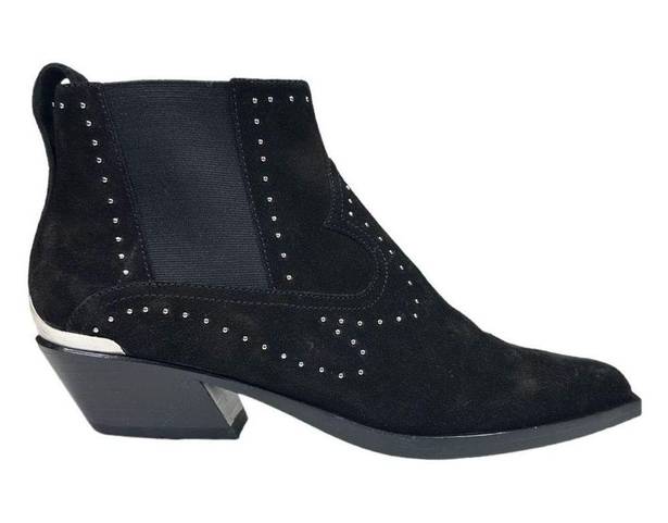 Rag and Bone  Black Suede Studded Westin Boot