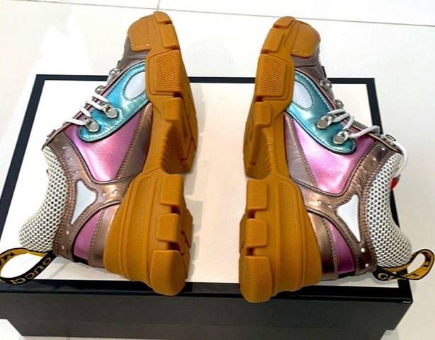 Gucci  Flashtrek Metallic Sneakers