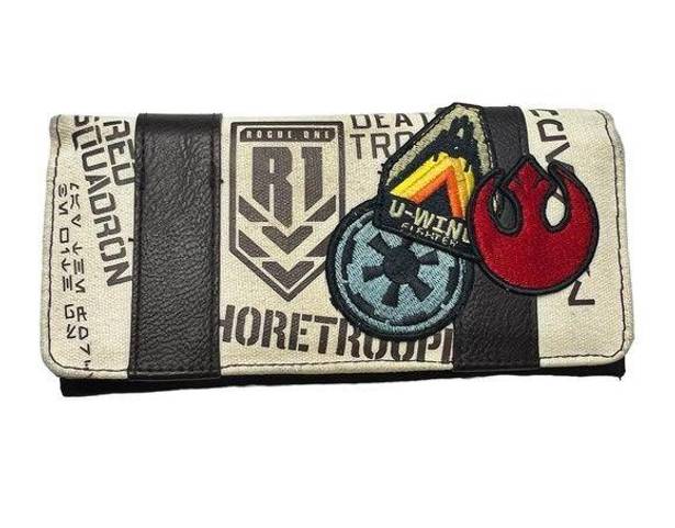 Star Wars  Lucas Film Ltd. Wallet Imperial Starfleet U-wing Fighter Heart Logo